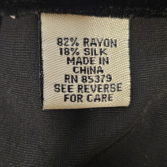 Women's High Rise Silk Rayon Velvet Trouser size 6 - Picture 11 of 11